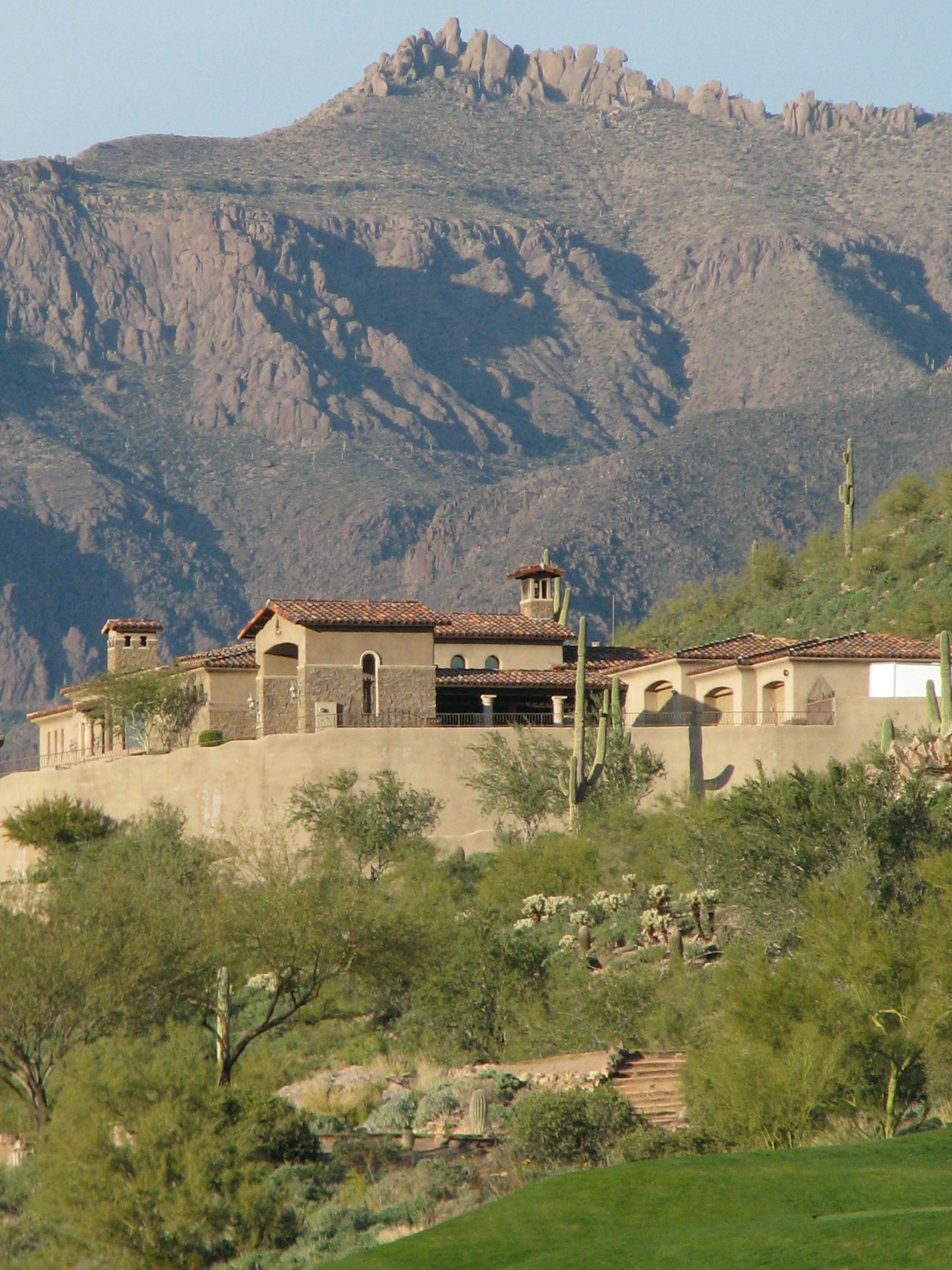 Desert home near the mountains