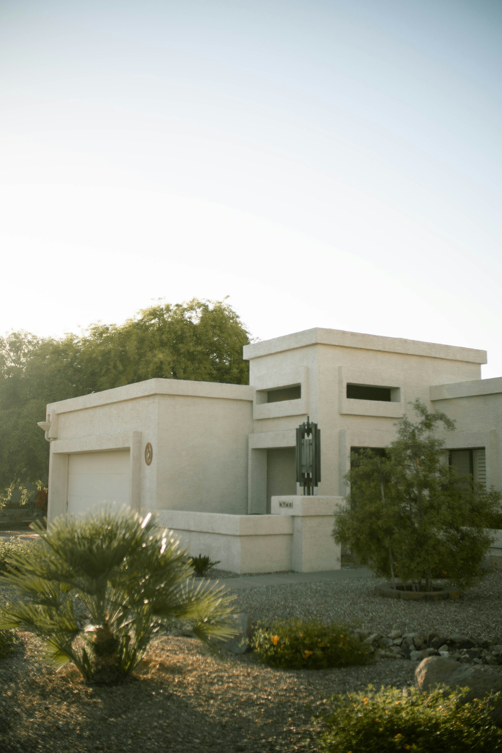 Modern stucco home