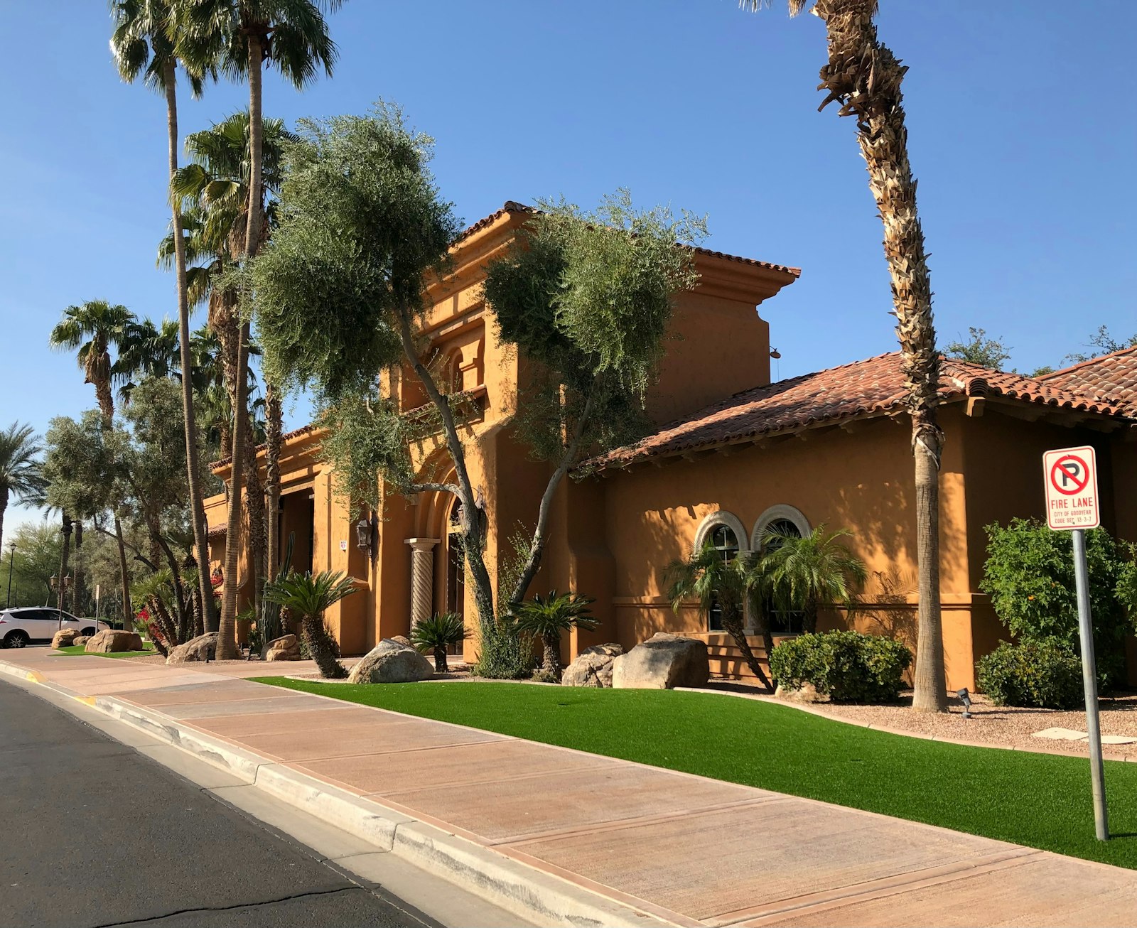 Golf resort clubhouse in the West Valley
